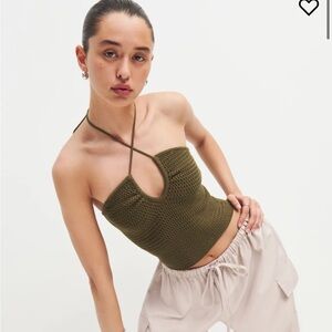 Reformation Suzanne Cotton Sweater Tank